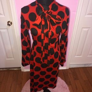 Zara polka dot dress